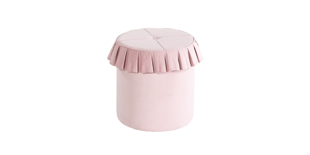 Bianca Round Pouffe